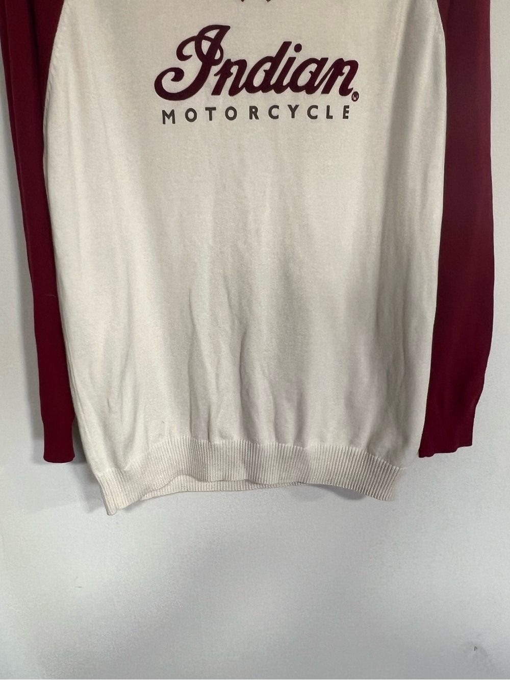 Indian Motorcycle Colorblock Raglan Sweater - Picture 4 of 10